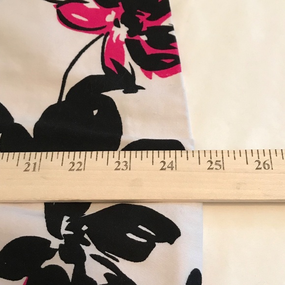 DANA KAY Open Front Cardigan Jacket Cotton Floral Black Pink Womens Plus Size 14 - Picture 13 of 16